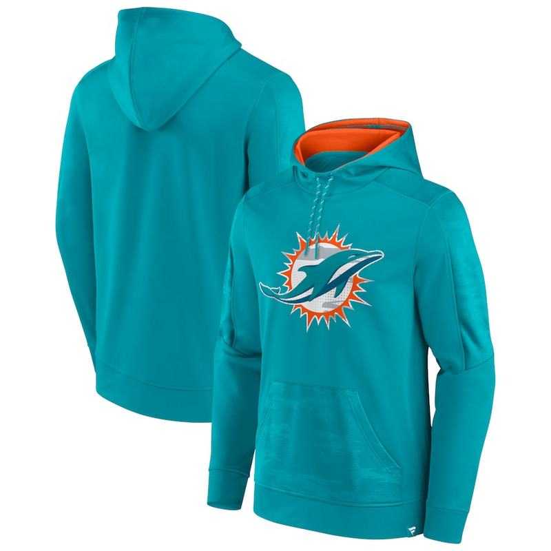 Miami Dolphins Fanatics Branded On The Ball Pullover Hoodie Aqua,We sell and wholesale Miami Dolphins Fanatics Branded On The Ball Pullover Hoodie Aqua on line form chian!
